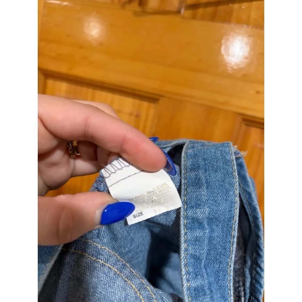 Vintage OshKosh B’gosh Made in USA Denim Balloon Overalls 18M Genuine Article